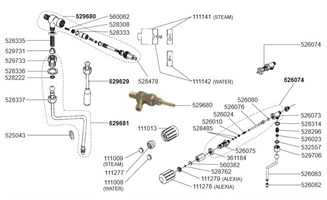 ПАРОВОЙ КРАН Aurora/Brugnetti Alpha