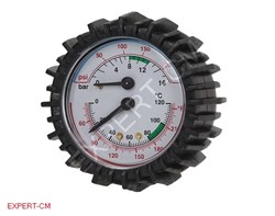 Манометр с термометром для холдера 0-16 bar / 0-120°C 5117310 - фото 13340