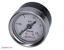Манометр ASTORIA CMA, PROMAC, WEGA, RANCILIO d44мм 0-2,5бар 1/8" 5110011 - фото 13614