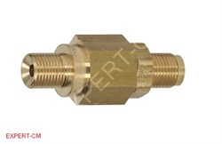 Клапан сброса избыточного давления (латунь) 1/8"-1/8" L24мм 5107325 - фото 13872