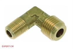 Фитинг-угловой (латунь) 1/4"M-1/8"M 5112036 - фото 13901