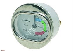 Манометр GAGGIA d63мм 1х шкала 0-2,5бар, 1/8" 5110061 - фото 20059