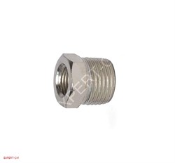 Фитинг прямой (никелированный) 1/4''M-1/8''F 5112118 - фото 20289