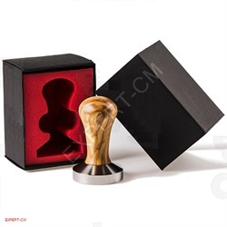 Темпер сталь PREMIUM коричневая ручка (дерево) d58мм 5117257 - фото 20529