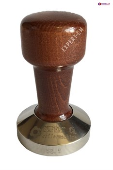 Темпер сталь с коричневой ручкой (дерево) d58,5мм EXPERT-CM 5017009 - фото 22950
