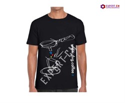 Футболка с логотипом холдера и чашки кофе DVG, размер L 5117300 - фото 23107