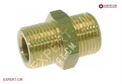 Фитинг прямой помпы под фильтр тонкой очистки (латунь) 3/8M-3/8M*** 5112034 - фото 24914