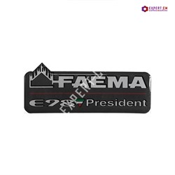 Табличка FAEMA E98 PRESIDENT 72X24 на клейкой основе 5115051 - фото 28409