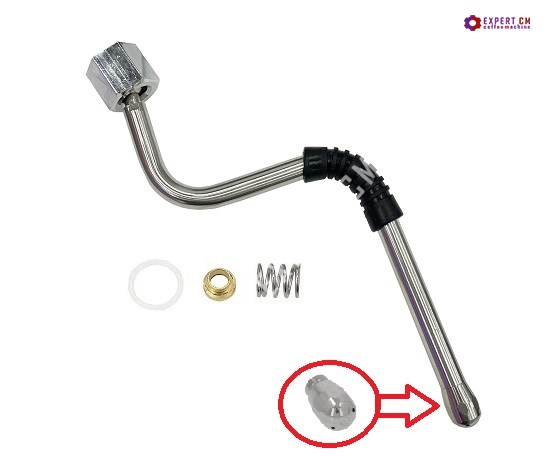 Трубка крана пара гайка 3/8" хром RANCILIO BFC SANREMO и др. в сборе 5107200 - фото 32483