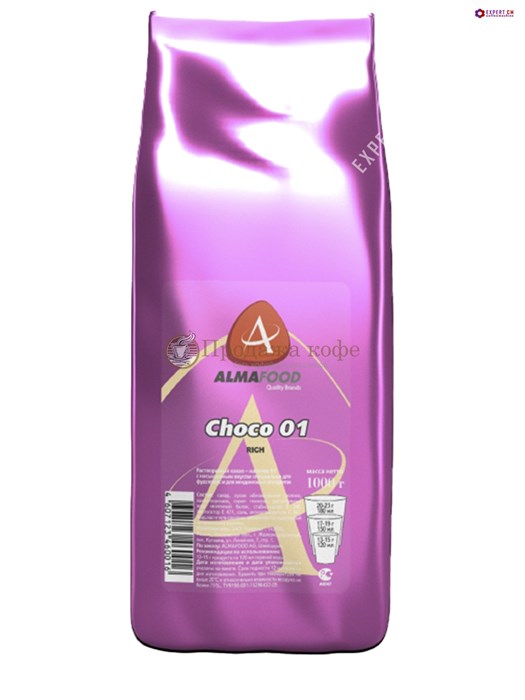 Какао-напиток Choco 01 Rich Granules (Чокко 01 Рич Гранулы) 1 кг 003491 - фото 34427
