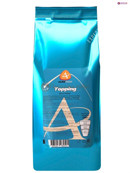 Продукт сухой на основе растительного сырья Almafood Topping Milk Drink, 1кг 003608 - фото 34440