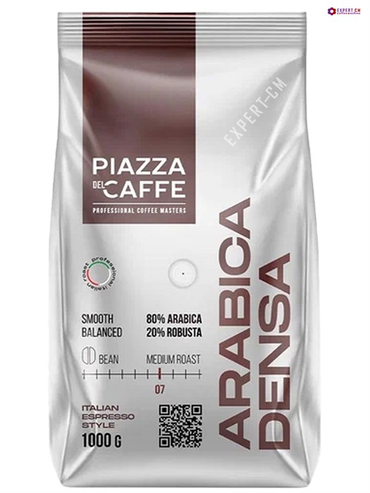 Кофе в зернах Piazza Del Caffe Arabica Densa (Пьяцца Дель Кафе Арабика Денса) 1 кг, пакет с клапаном 002753 - фото 36820
