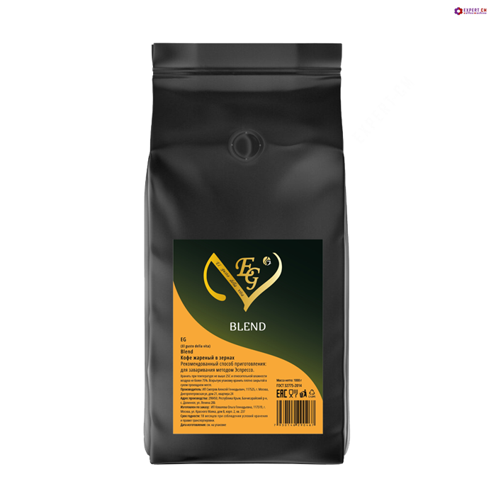 Кофе в зернах El Gusto BLEND (Эль Густо Бленд) 1кг 003877 - фото 37505