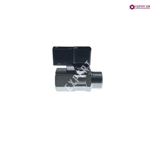Кран шаровой 1/4"-1/4" L30мм,вал-d22мм с ручкой-флажок *** 5107171 - фото 38196