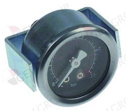 Манометр d41мм 0-2,5бар со шкалой PSI, 1/8" 56125 - фото 9662