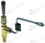 Кран пара ELEKTRA v1 в сборе (латунь) 57035
