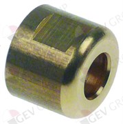 Гайка крана (латунь) M20x1, 3/8" d12,5мм L21мм 57051