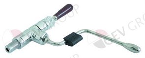 Кран пара ELEKTRA в сборе (хром) 57066