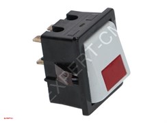 Включатель эл. с индикатором (белая) MARZOCCO 39х33мм 250В 12А 5113024