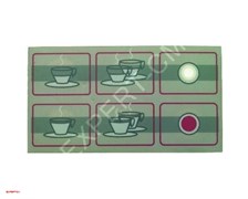 Стикер кнопочной панели 5 кнопок FUTURMAT/GAGGIA/ITALCREM 5114369