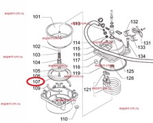 Уплотнитель рожка кофеварки SAECO Nina 5109425 - фото 19970