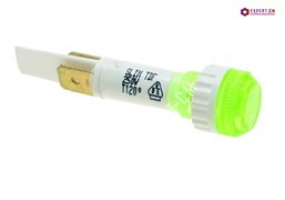 Индикатор (зеленый) d10мм 230В 6,3 мм 5113162