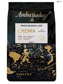 Кофе в зернах Ambassador Crema 1кг 000013