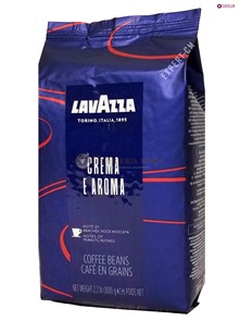 Кофе в зернах Lavazza Crema e Aroma (синий пакет), 1кг 002225