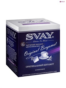 Чай Svay Original Bergamot (Оригинальный Бергамонт) Черный  в саше (20саше по 2гр.) 000967