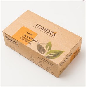 Чай зеленый TEAJOYS Китайский с жасмином, пакетики с ярлычками, 100 саше по 2 г. 001862