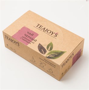 Чай черный TEAJOYS Цейлонский с чабрецом, пакетики с ярлычками, 100 саше по 2 г. 001865
