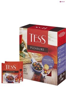 Чай TESS (Тесс) Pleasure,черный пакетированный 100 шт/уп 003443