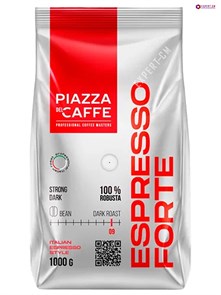 Кофе в зернах Piazza Del Caffe Espresso Forte (Пьяцца Дель Кафе Эспрессо Форте) 1 кг, пакет с клапаном 002754