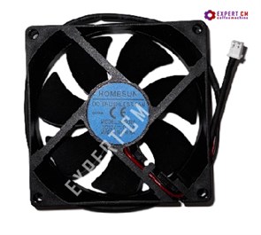 Вентилятор охлаждения, 12V/0.16А DC, 92x92x25, 2 PIN 11501010