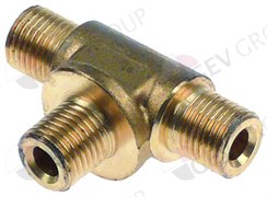 Фитинг-тройник Т-образн. 1/4"Нр.- 1/4"Нр.-1/4"Нр. L53мм 5112023