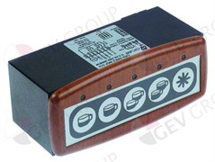 Блок сенсорной панели (5 кнопок) серии 1d5e GRCZ NKP S10 (коричн 56150