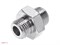 Фитинг никелированный 1/8"M-1/8"M 5112100 - фото 15912