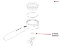 Уплотнительное кольцо носика холдера EPDM H.1.017 La Marzocco 5109055 - фото 32164
