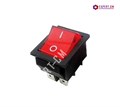 Выключатель эл. (красный) 30х22мм 250В 16А 6 контактов с подсветкой 5113063 - фото 32423