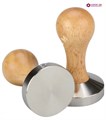 Темпер сталь ручка светлое дерево (Coffee Tamper) 58мм 5017163 - фото 32577