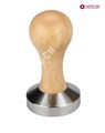 Темпер сталь ручка светлое дерево (Coffee Tamper) 53мм 5017169 - фото 33375