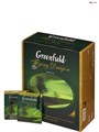 Чай зеленый Greenfield Flying Dragon пакетированный 100 пакетиков в упаковке 001002 - фото 34444