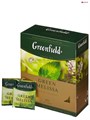 Чай зеленый Greenfield Green Melissa пакетированный 100 пакетиков в упаковке 001821 - фото 34451