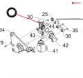 Уплотнитель переходника клапана Saeco Gaggia 10106013 - фото 34628