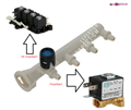 Основа соленоидных клапанов Saeco Philips Xelsis SM  421944072081 10107095 - фото 36104