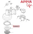 Кольцо уплотнительное из сиреневого силикона для NUOVA SIMONELLI APPIA, APPIA2, APPIA Life 72х58мм h7,5мм 5109259 - фото 36918