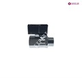 Кран шаровой 1/4"-1/4" L30мм,вал-d22мм с ручкой-флажок *** 5107171 - фото 38196