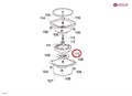Уплотнитель рожка кофеварки Saeco Philips Gaggia аналог 5802036