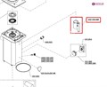 Носик с держателем пакета для Eureka MCD, анодированный 5141114