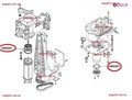 Комплект мастера, 10 шт. уплотнительных колец ЗУ DeLonghi 10406001-10